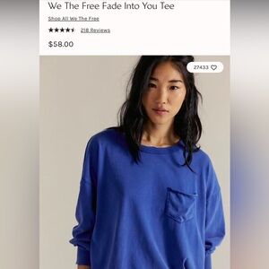 We The Free Fade Into You Tee Cropped